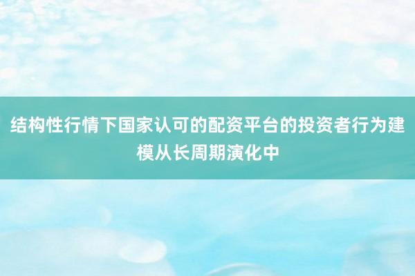 结构性行情下国家认可的配资平台的投资者行为建模从长周期演化中
